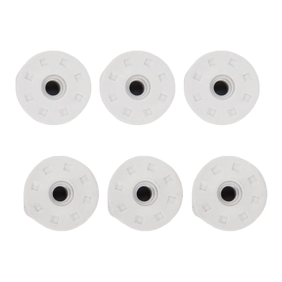 Heavy Duty Toilet Seat Mounting Set 6pcs 6mm Plastic Nut Metal Washers Toilet Seat Hardware for Secure Hinges Attachment