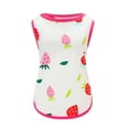 thumbnail image 2 of kladzum Dog Clothes Pet Dog Summer New Clothing Cute Thin Five-Color Fruit vests Casual Unisex Dog Shirt, 2 of 6