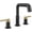Matte Black / Champagne Bronze, variant on Delta 35849LF-PD Nicoli 1.2 GPM Widespread Bathroom Faucet - Chrome