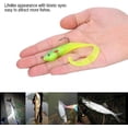 thumbnail image 5 of Señuelos artificiales (verde), 5 uds., señuelos falsos, señuelos blandos, señuelos para pesca al aire libre, 5 of 5