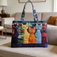 thumbnail image 5 of Animals Van Quilted Duffle Boho Travel With Adjustable Strap Retro Style For Daily & Travel Use, 5 of 7