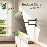 USX MOUNT Full Motion TV Wall Mount Bracket with Swivel Arm for 23 to 65 Inch TVs, Holds up to 77 lbs