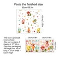 thumbnail image 3 of Hbdhejl Footprints Bunny Window Adhesive Fridge Sticker Stickers Easter Self Wall Stickers, 3 of 7