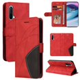 thumbnail image 1 of Case for OnePlus Nord CE 5G Leather Wallet Book Flip Folio Stand View Cover - Red, 1 of 5