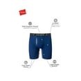 Hanes XTemp Total Support Pouch Men's Long Leg Boxer Briefs, Anti