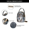 thumbnail image 4 of ALAZA Chain Crossbody Bags for Women Wolf in Winter Pattern Shoulder Handbag Phone Purse, 4 of 5