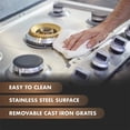 thumbnail image 3 of FOTILE Tri-Ring Series 36 Inch Pro Gas Cooktop with 57K total BTU on 5 Burners, 3 of 5
