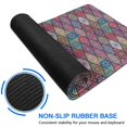 thumbnail image 6 of Long Mouse Pads for Desk,Red Boho Ethnic Geometric Pattern Desk Mats on Top Of Desks, Desk Mouse Pad Extra Large with 3mm Non-Slip Base and Stitched Edge for Gaming,Office,Work,Home 31.5"x15.7", 6 of 6
