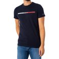 thumbnail image 2 of Tommy Jeans Essential Flag T-Shirt, Blue, 2 of 5