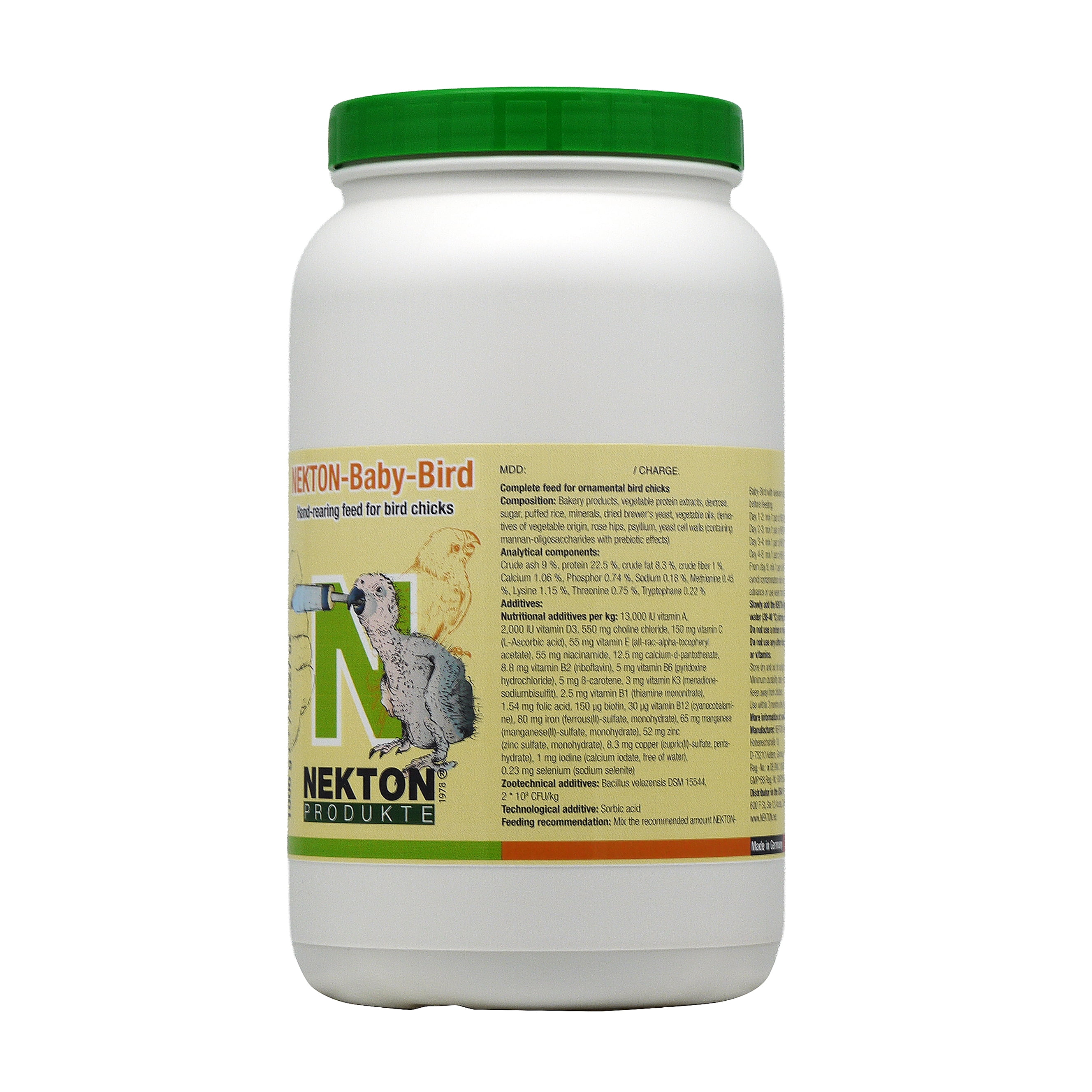 NEKTON-Baby-Bird Handfeeding Formula for Birds 2.2Lbs (1000g)