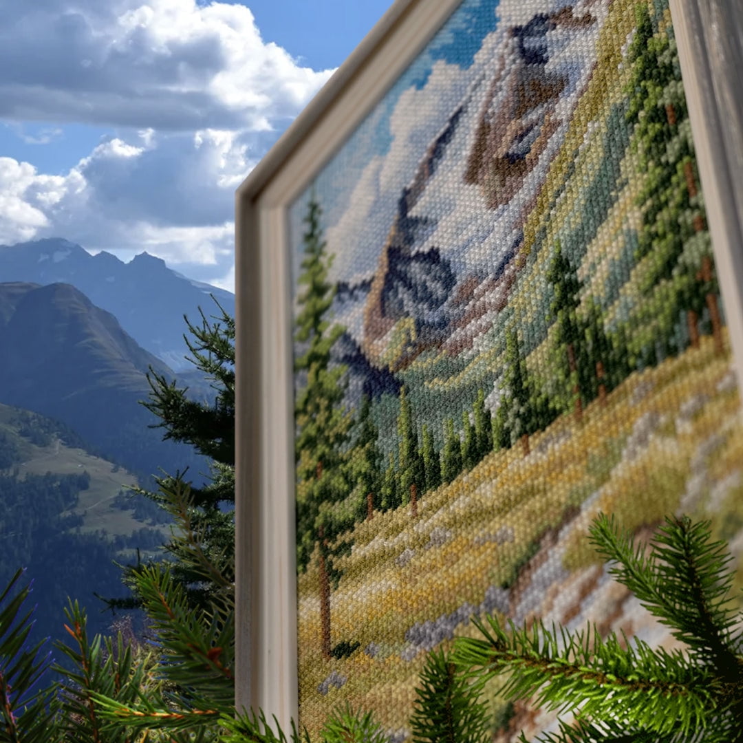 Mountain Path BC8104 Counted Cross Stitch Kit