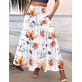 thumbnail image 5 of Zeagoo Women's Skirts with Pockets Flowy A Line Skirts for Womens 2025 Casual Maxi Skirts High Waisted Skirts for Women Tiered Skirts, 5 of 7