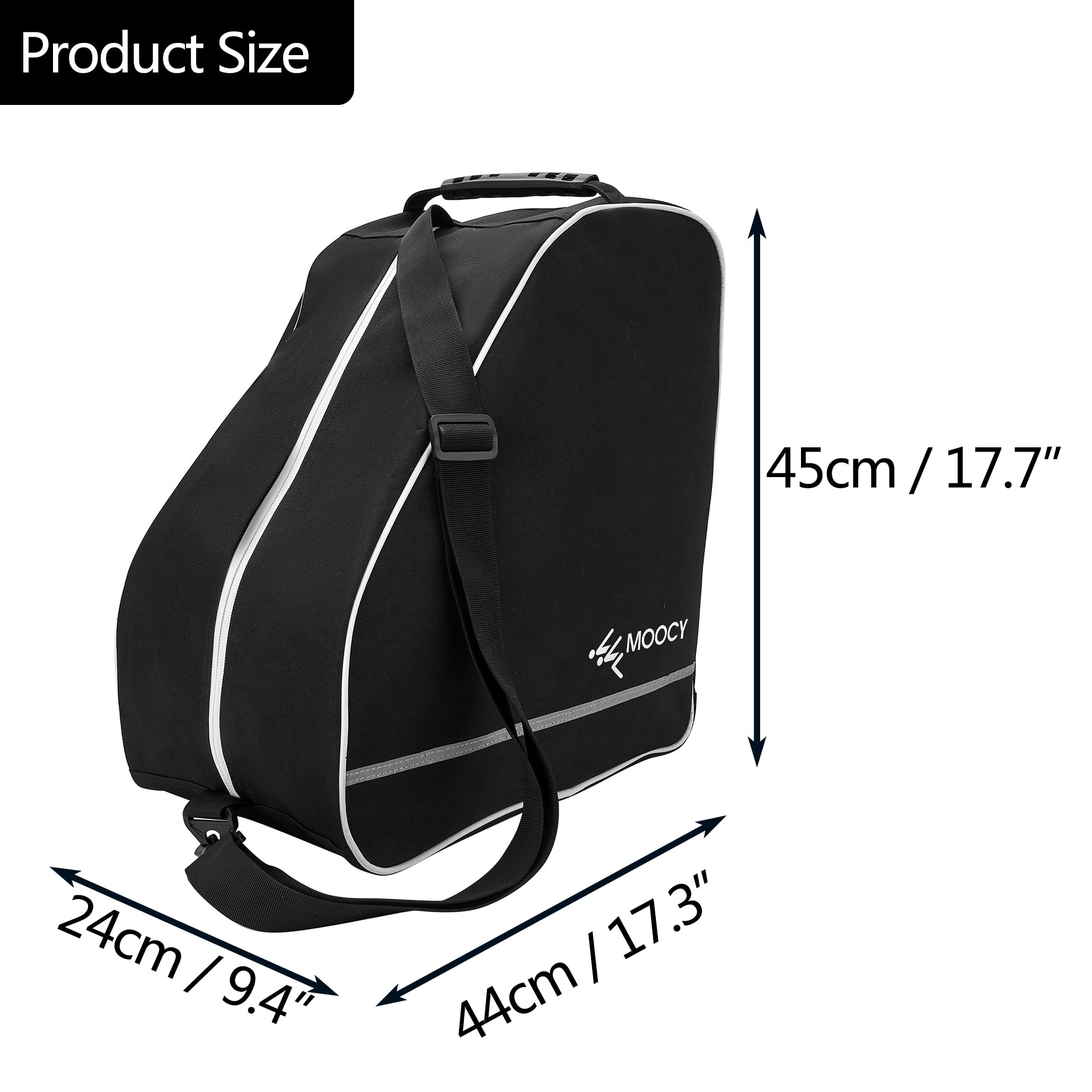 Moocy Ski Boot Bag -Ski Boots Snowboard Boots Bag Waterproof Travel Boot Bag for Ski Helmets, Goggles, Gloves, Ski Apparel & Boot Storage