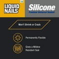 Liquid Nails Silicone Premium Universal Sealant (LS205), Clear, 10.1