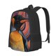 thumbnail image 1 of Disketp Abstract Pattern Penguin Mochila Minimalista de Gran Capacidad, Mochila de Viaje para Escuela, Trabajo o Uso Diario, 1 of 6
