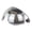 Silver, variant on ZPAQI Universal 3-Snap Flip Up Open Face Motorcycle Helmet Visor Lens Shield Sunglass