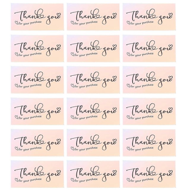 50pcs Thank You Cards Thank You Postcards Small Business Thanks Themed Postcards