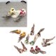 thumbnail image 3 of Juego de pájaros de espuma artificial, 12 piezas, para decoración del hogar y el jardín, adornos de pájaros con clip, 3 of 8