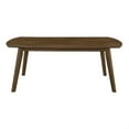 thumbnail image 2 of Indy 3 Piece Coffee and End Table Set- Angled Legs- Walnut Brown Solid Wood, 2 of 6