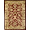 thumbnail image 1 of Unique Loom Tapis de Bordure Complexe Voyage 7' x 10' Rectangle Rouge/tan, 1 of 1
