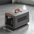 thumbnail image 6 of GFQ Hard-Sided Pet Carrier for Cats and Small Dogs, Airline Approved Travel Kennel , Top Handle, Lightweight Portable Cat Crate for Vet Visits, Car Travel, and Home Use, 6 of 6