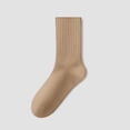 thumbnail image 2 of DHFJKG Mid Calf Socks For Women Solid Color Casual Moisture Wicking Summer Sports Socks, 2 of 4