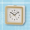 thumbnail image 5 of Seiko Gatsby Bedside Alarm Clock, White, Quartz, Analog, QHE082WLH, 5 of 6