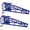 Blue + Steel, variant on ENTU 5 Ton Hydraulic Car Truck Service Ramps Steel Construction 2 Pack Red