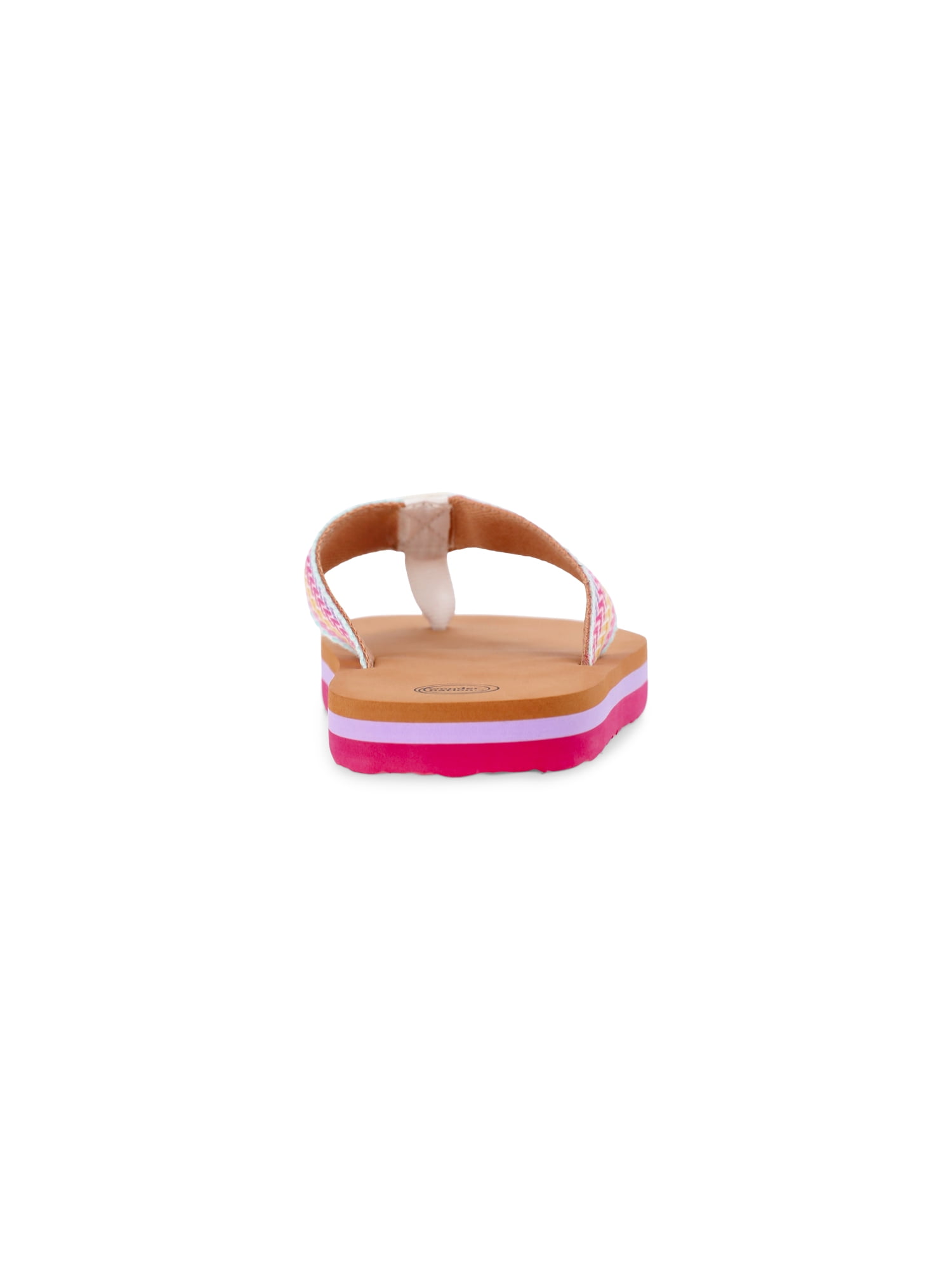 Wonder Nation Toddler and Girls Casual Flip Flops