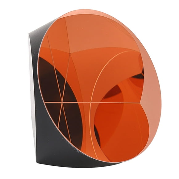 Pyramid Prism, Optical Glass Prism High Accuracy 64mm Diameter Fine Polishing Finish for Surveying Application