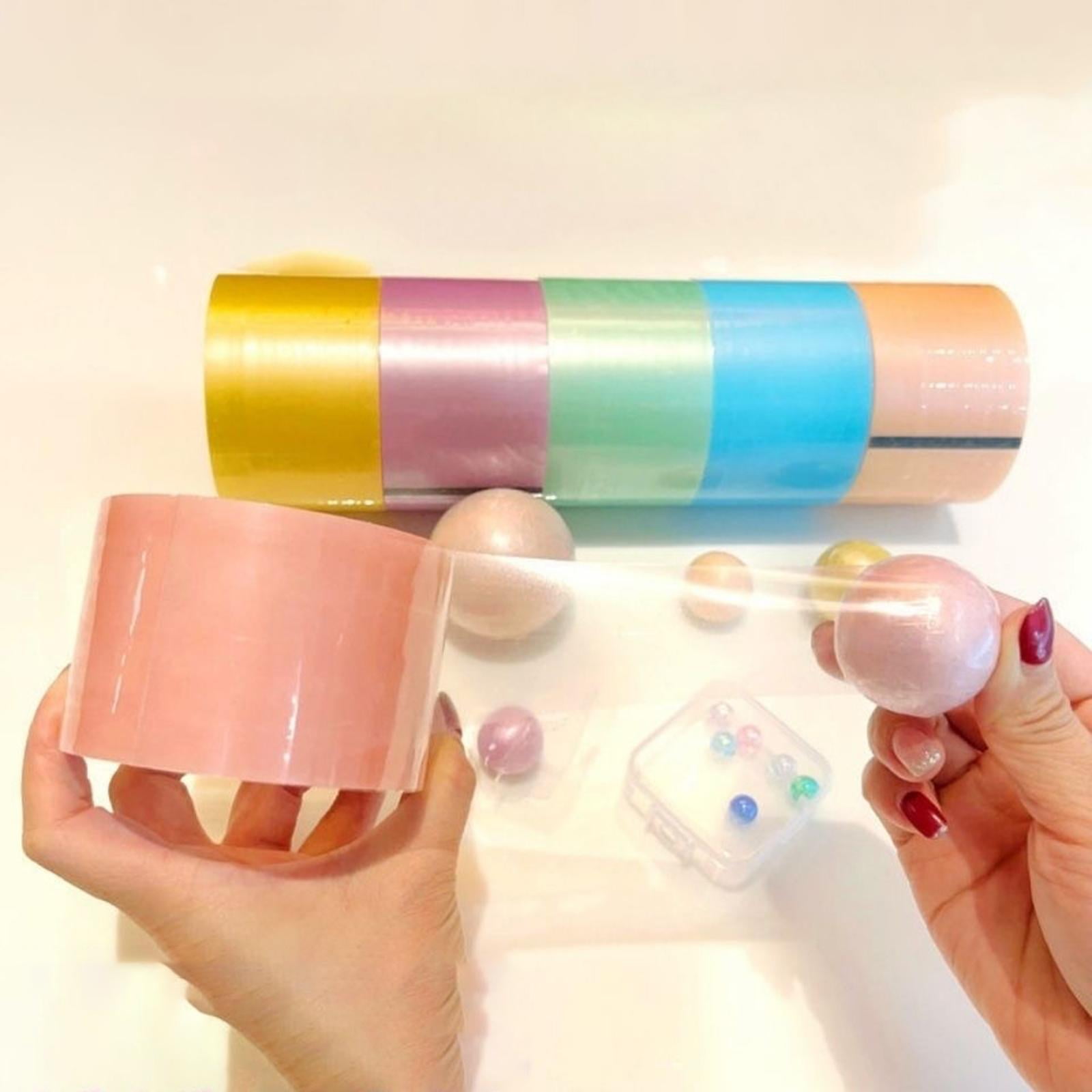 FVDPWYE 6Pcs Sticky Ball Tape Colored Tapes Bulk Colorful Funny Decorative Game Relaxing