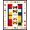 Multicolor, Pattern 10, variant on ODIKA 8'x10' Washable Area Rug Non-Slip Chair-Friendly Mat Classroom Pencil Schoolgirl Tossed Polka Dot School Abstract for Dining Room, Large Office, Lounge