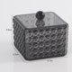 thumbnail image 2 of Soporte para hisopos de algodón 2 piezas Dispensador de hisopos de algodón Caja de almacenamiento de hisopos de algodón Dispensador de algodón con cubierta Organizador de hisopos de algodón Caja de plástico Rojo Verde, 2 of 5