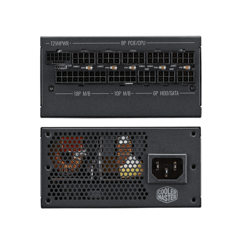 Cooler Master V1100 SFX Platinum Fully Modular, Fully ATX3.0, 1100W SFX, 80+ Platinum Efficiency, ATX Bracket Included, SFX Form Factor Cooler Master V1100 SFX Platinum Fully Modular, Fully ATX3.0, 1100W SFX, 80+ Platinum Efficiency, ATX Bracket Included, SFX Form Factor