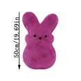 thumbnail image 3 of 20" Giant Candy Easter Bunny Plush - Large Stuffed Rabbit Toy - Colorful Hugging Pillow - Spring Holiday Bedroom Decor - Soft Animal Doll Gift For Kids Girls Sofa Bed Sleeping Cushions, 3 of 7