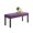 Purple + Wood, variant on Purple Fabric Dining Bench with Nailhead Trim, Solid Wood Legs, 44 Inch Narrow Bench for Kitchen Island or Entryway