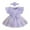 Purple, variant on Wxirdiow Baby Girl Clothes Baby Girl Clothes Newborn Romper Dress Infant Lace Ruffle Sleeveless Summer Outfits with Headband Purple Size,12-18 Months