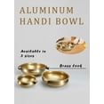 thumbnail image 6 of Serene Spaces Living Gold Traditional Handi Bowl - Hammered, Aluminum, Medium, 6 of 6