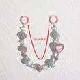 thumbnail image 3 of Phone Strap Beaded Lanyard Rhinestones Bracelets Cellphone Cord Phone Charm Wrist Strap, 3 of 9