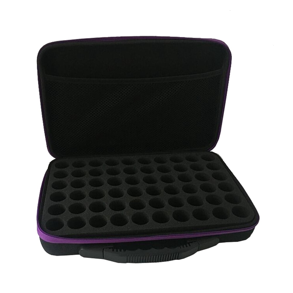 60 Bottle Essential Oil Carrying Holder Case Pack For Essential Oil Perfume Oil Portable Storage Box Travel Storage Organizer Walmart Com