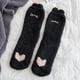 thumbnail image 2 of Whataatahia Zapatos y calcetines mullidos calcetines de microfibra mullidos de invierno ocio, 2 of 5