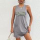 thumbnail image 2 of Vestido de Verano para Mujeres, Vestido de Cuello Redondo sin Mangas de Bolsillo de Impresión de Moda Casual Hecha de 95% Poliéster 5% Spandex para Primavera Verano, Vestido Sexy para Mujeres, 2 of 5