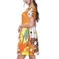 thumbnail image 4 of Lsque Sanrio Print Women's Casual Dress T-Shirt Summer Short Sleeve Scoop Neck Swing Dresses, 4 of 7