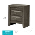 thumbnail image 2 of Glory Furniture Marilla Nightstand in Gray Color, 2 of 4
