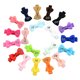 thumbnail image 1 of Juego de 20 pinzas para el pelo de cocodrilo de 2 pulgadas con forro completo de grosgrain para bebé niña cabello fino, niños pequeños y niños en parejas, 1 of 5