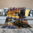 thumbnail image 2 of WYYP  Eagle Blanket for Bed Flying Eagle Fleece Throw Blanket for Women, Men Super Soft Plush Eagle Blanket Throw Eagle Throw  Blanket - Blanket White, 2 of 6