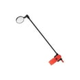 thumbnail image 2 of koolsoo Bike Helmet Mirror Aluminum Alloy Rod Easy to Install Turnable Convex Mirror Black Red, 2 of 9