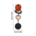 thumbnail image 3 of YiBai Valentine's Day Love Rose Decoration Home Decoration Garden Decoration Iron Metal Insert, C, 3 of 6