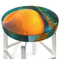thumbnail image 3 of Gukieu Mango In The Rain Print Round Chair Cover, Dust-proof and Non-slip Bar Chair Protective Cover, Suitable for Bars, Restaurants, Offices-14 inch, 3 of 7