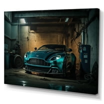 Designart Aston Exotic Car Photography Canvas Wall Art